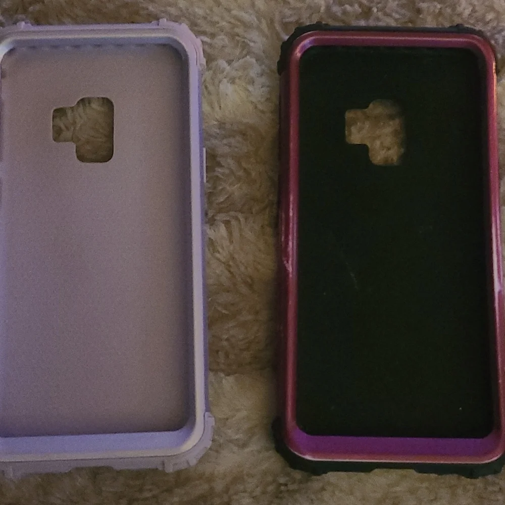 2 samsung galaxy s9 glitter phone cases